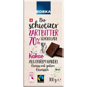 Bio EDEKA Schokolade Zartbitter 70% 100g