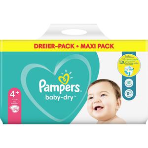 Pampers Baby-Dry Gr. 4+, 10-15 kg