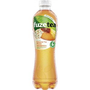 Fuze Tea Schwarzer Tee Pfirsich Holunderblüte ohne Zucker (Einweg)