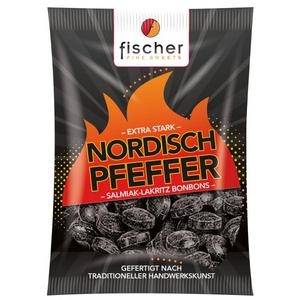 Fischer Nordisch Pfeffer Salmiak-Lakritz Bonbons