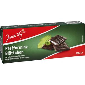 Jeden Tag Pfefferminz Blättchen