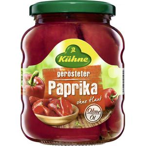 Kühne Paprika geröstet