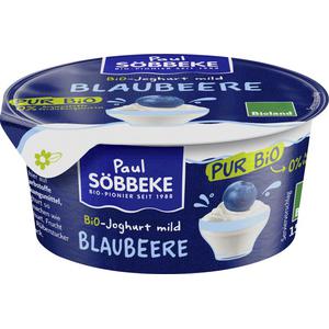 Söbbeke Pur Bio Joghurt Blaubeere