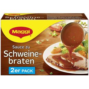 Maggi Delikatess Sauce zu Schweinebraten