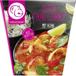 Youcook Rotes Thai Curry mit Huhn