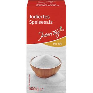 Jeden Tag Jodiertes Speisesalz