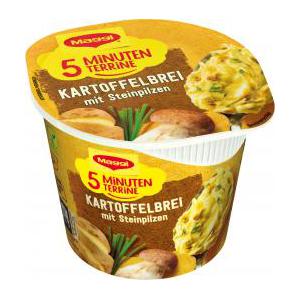 Maggi 5 Minuten Terrine Kartoffelbrei mit Steinpilzen