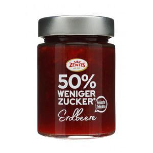 Zentis 50% weniger Zucker Erdbeere