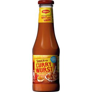 Maggi Internationale Würzsauce Sauce für Currywurst mit Chili