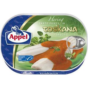 Appel Heringsfilets in Toskana-Sauce