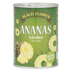 Beach Flower Ananas Scheiben gezuckert