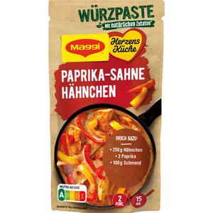 Maggi Herzensküche Würzpaste Paprika Sahne Hähnchen