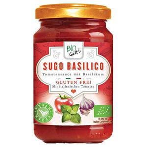 Bio Gusti Tomatensauce mit Basilikum