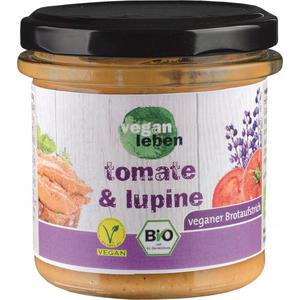 Vegan leben Brotaufstrich Tomate & Lupine