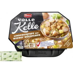 Meica Volle Kelle Linseneintopf mit Wiener Würstchen