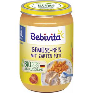 Bebivita Gemüse-Reis mit zarter Pute