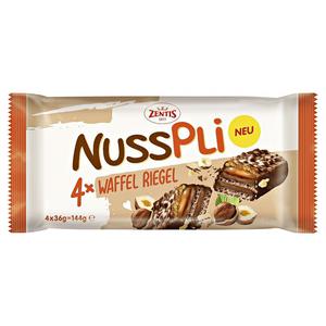 Zentis Nusspli Waffel Riegel