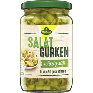 Kühne Salat Gurken Würfel würzig-süß