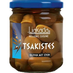 Liakada Tsakistes Oliven mit Stein