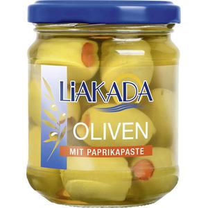 Liakada Oliven mit Paprikapaste