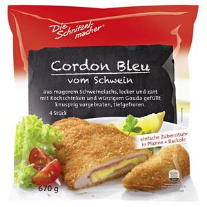 Die Schnitzelmacher Cordon Bleu vom Schwein