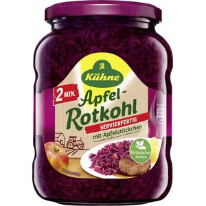 Kühne 2 Minuten Apfelrotkohl