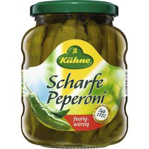 Kühne Peperoni scharf