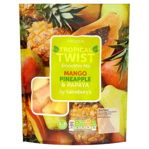 Review - Sainsbury's Mango, Papaya & Pineapple Smoothie Mix 480g