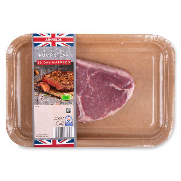 Ashfields British 30 Day Matured Rump Steak 255g