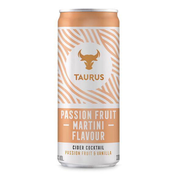 Taurus Passionfruit Cider Cocktail 330ml