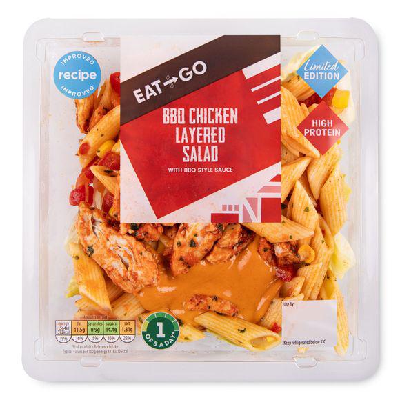 Eat & Go BBQ Chicken Layered Salad 360g