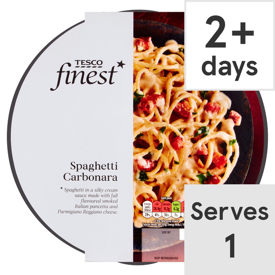 Review - Tesco Finest Spaghetti Carbonara 400G