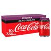 Coca Cola Zero Sugar Cherry 10X330ml