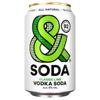 & Soda Mexican Lime Vodka Soda 330Ml