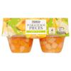 Tesco Pear And Peach Pieces In Fruit Juice 4X120g