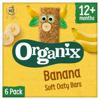 Organix Goodies Banana Oaty Bars 6 X 30G