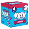 Ugly Cherry Flavoured Sparkling Water 4 X 330Ml