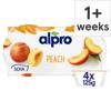 Alpro Peach Yogurt Alternative 4X125g