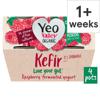 Yeo Valley Organic Kefir Raspberry 4X100g