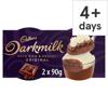 Cadbury Darkmilk Chocolate Layered Dessert 2Pack 180G