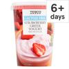 Tesco Lactose Free Strawberry Greek Yogurt 400G