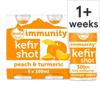 Biotiful Dairy Kefir Shot Peach & Turmeric 4X100ml