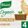 Knorr Organic Chicken Stock Pot 4X26g