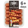 Tesco Firepit 6 Sweet & Smoky Bbq Hot Dog Sausages 480G