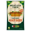 Meatless Farm 4 Plant Based Hotdogs 180G