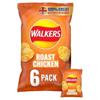 Walkers Roast Chicken Crisps 6X25g