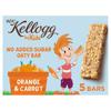 Wk Kellog Kids Orange & Carrot Bars 5 X 22G
