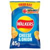 Walkers Cheese & Onion Crisps 45G