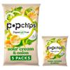 Popchips Sour Cream & Onion Potato Snacks 5 X 17G