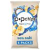 Popchips Sea Salt Potato Snacks 5X17g